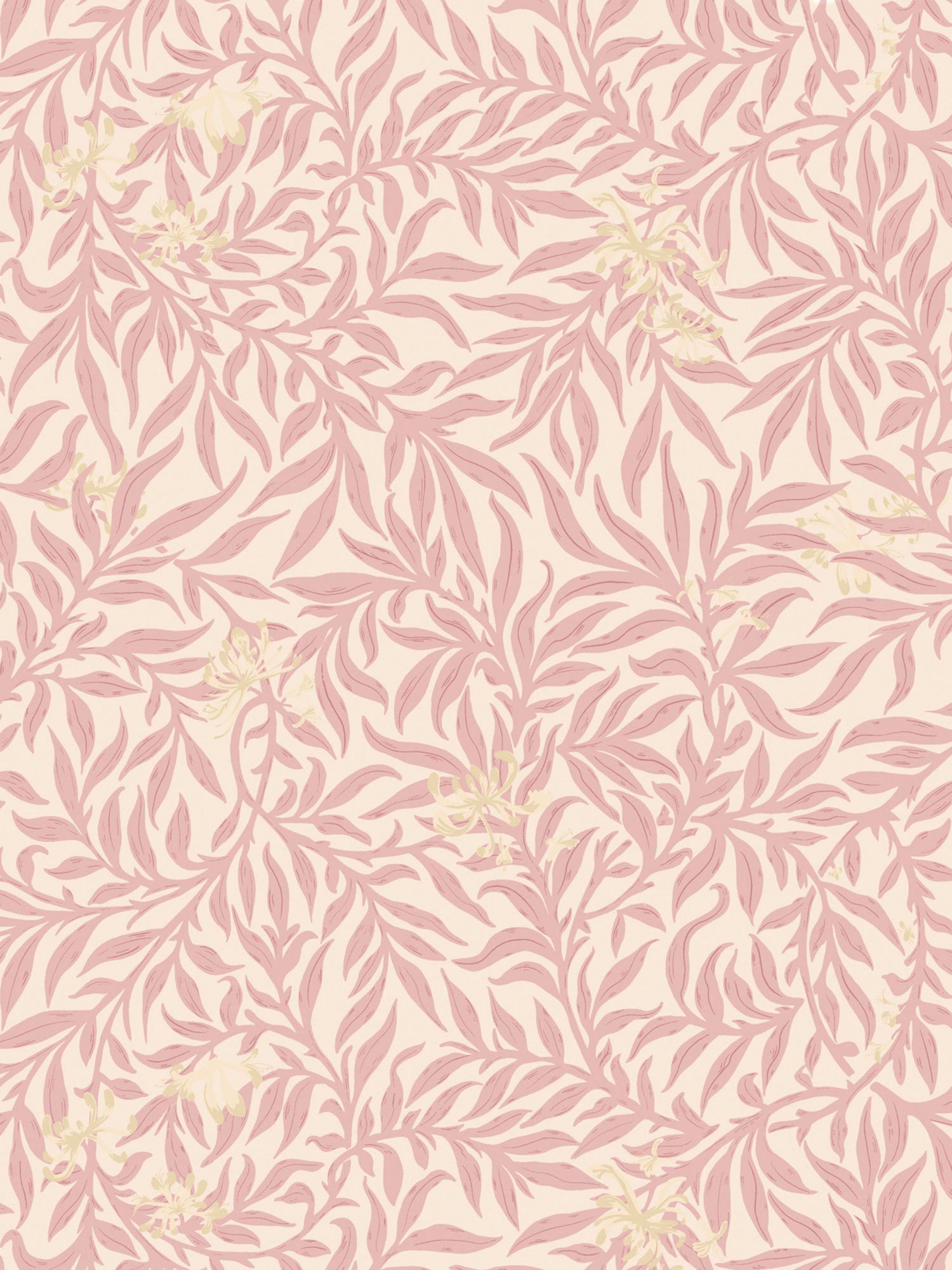 Honeysuckle wallpaper in rose color - pattern number SC WP88617D0003 - by Scalamandre in the  collection
