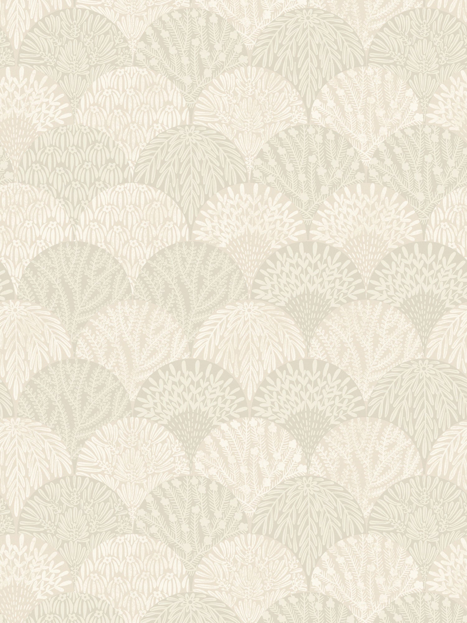 Herb Garden wallpaper in linen color - pattern number SC WP88618D0002 - by Scalamandre in the  collection