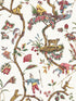 Chinoise Exotique wallpaper in white color - pattern number SC 0001WP81547 - by Scalamandre in the  collection