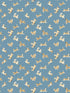 Fete De Chien wallpaper in denim and tan color - pattern number SC WP88183D0001 - by Scalamandre in the  collection
