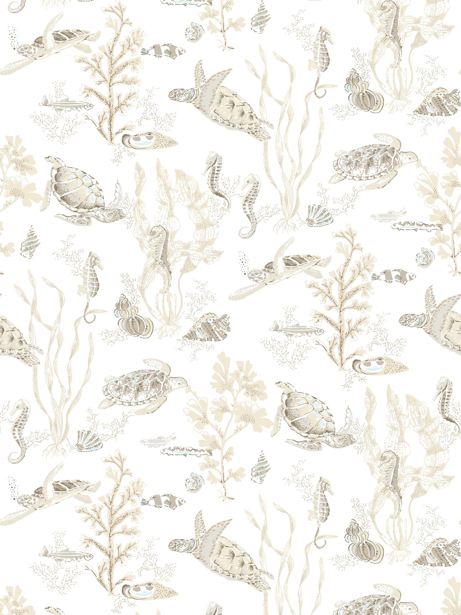 Garparilla | Vinyl II wallpaper in sand color - pattern number SC WP88209VD0001 - by Scalamandre in the  collection