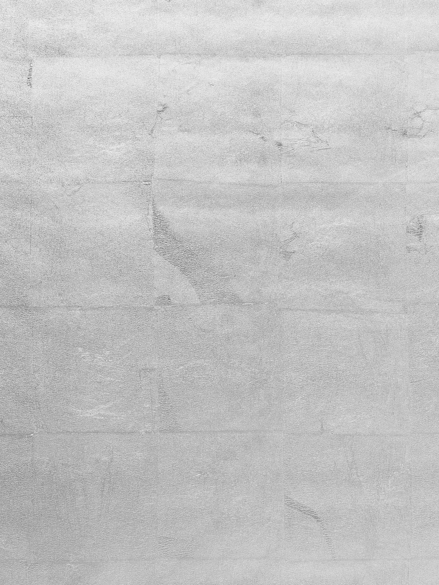 Silver Leaf fabric in silver metal color - pattern number SC 0001WP88335 - by Scalamandre in the  collection