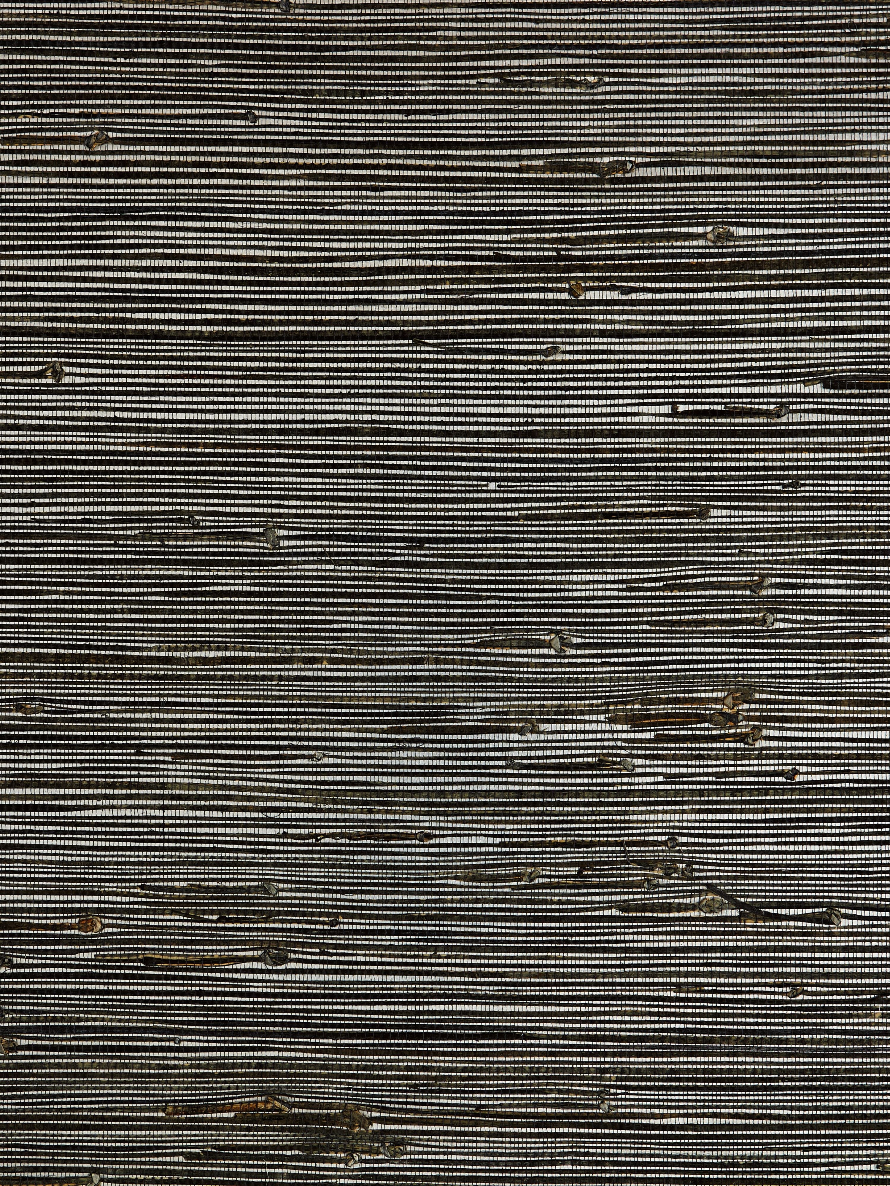Metallic Jute Weave wallpaper in granite and silver color - pattern number SC 0001WP88351 - by Scalamandre in the  collection