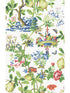 Shantung Garden fabric in removable bloom color - pattern number SC 0001WP88377PS - by Scalamandre in the  collection