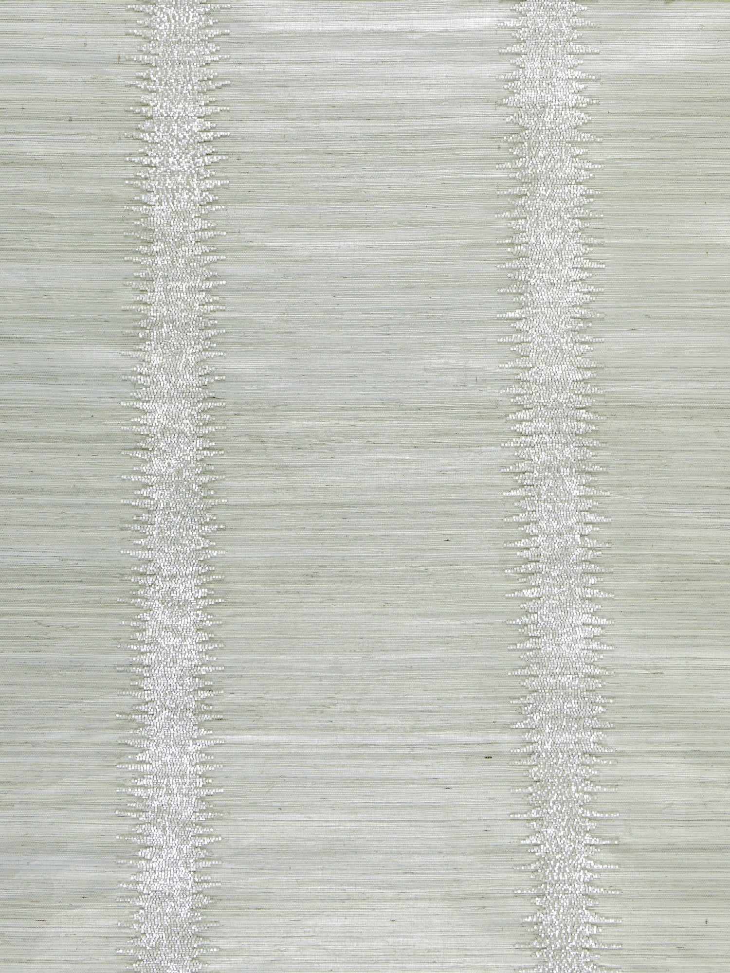 Veronica Beaded Grasscloth wallpaper in glacier color - pattern number SC 0001WP88386 - by Scalamandre in the  collection