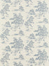 Katsura Embroidered Toile wallpaper in sky color - pattern number SC 0001WP88445 - by Scalamandre in the  collection