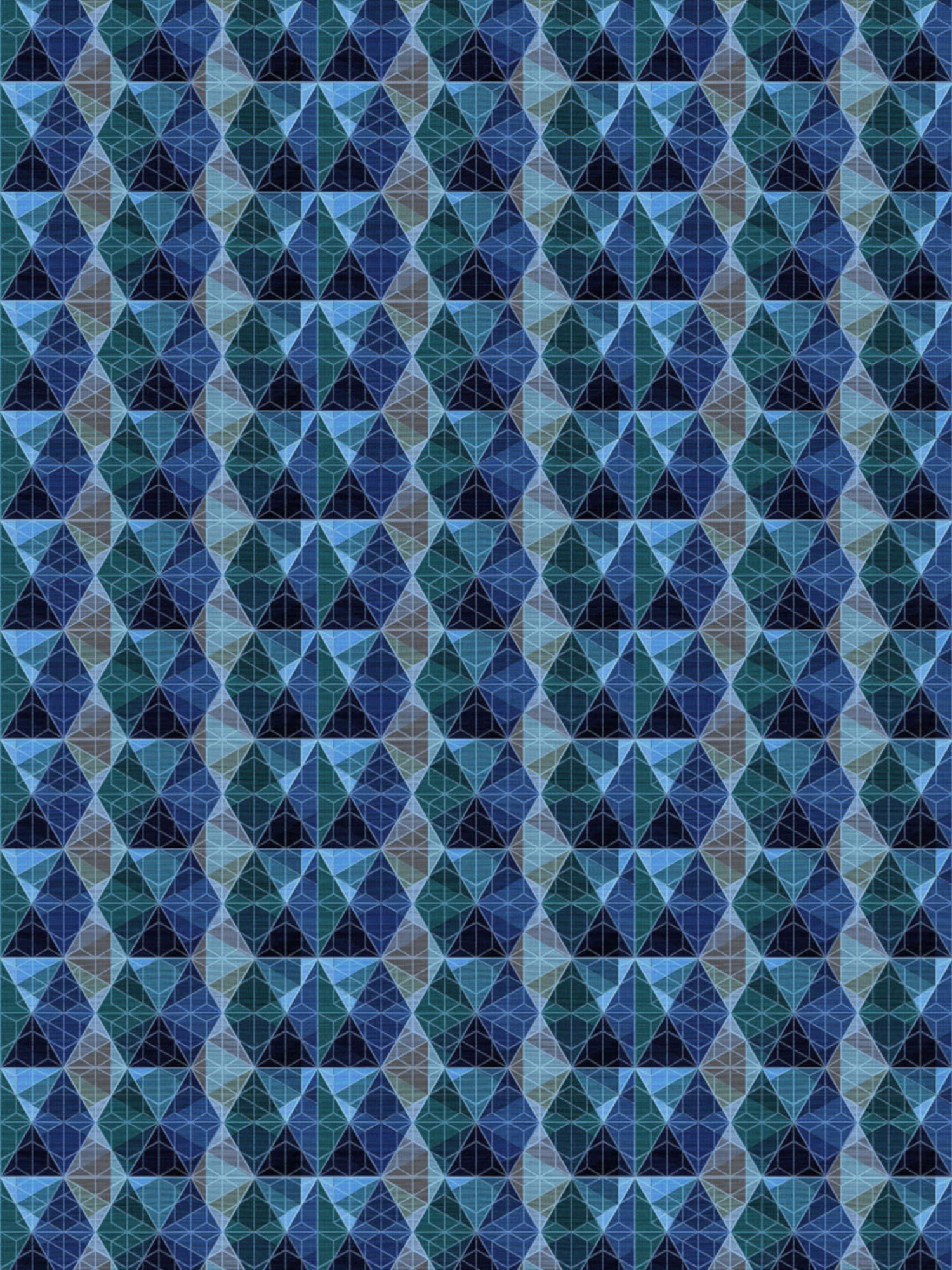 Kobe wallpaper in midnight color - pattern number SC 0001WP88453 - by Scalamandre in the  collection