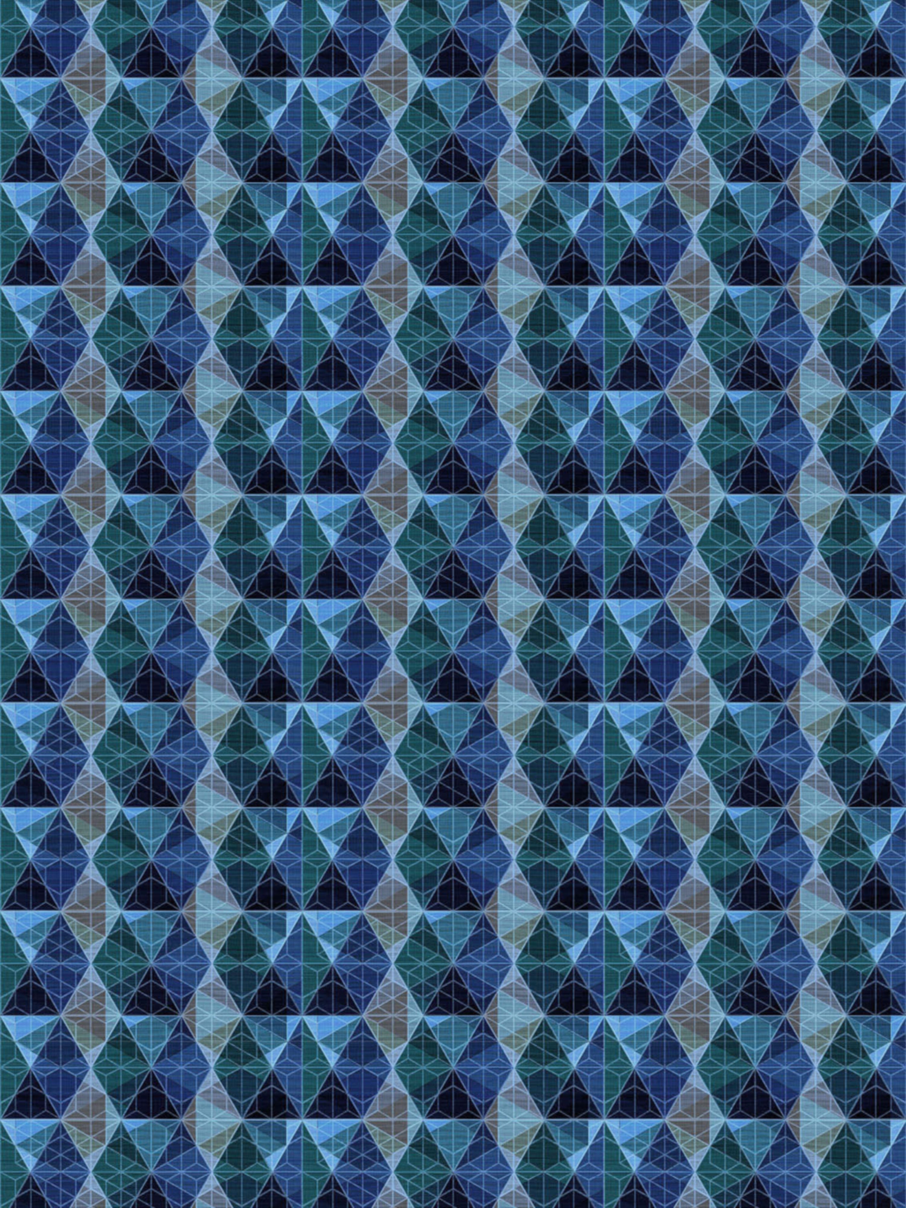 Kobe wallpaper in midnight color - pattern number SC 0001WP88453 - by Scalamandre in the  collection