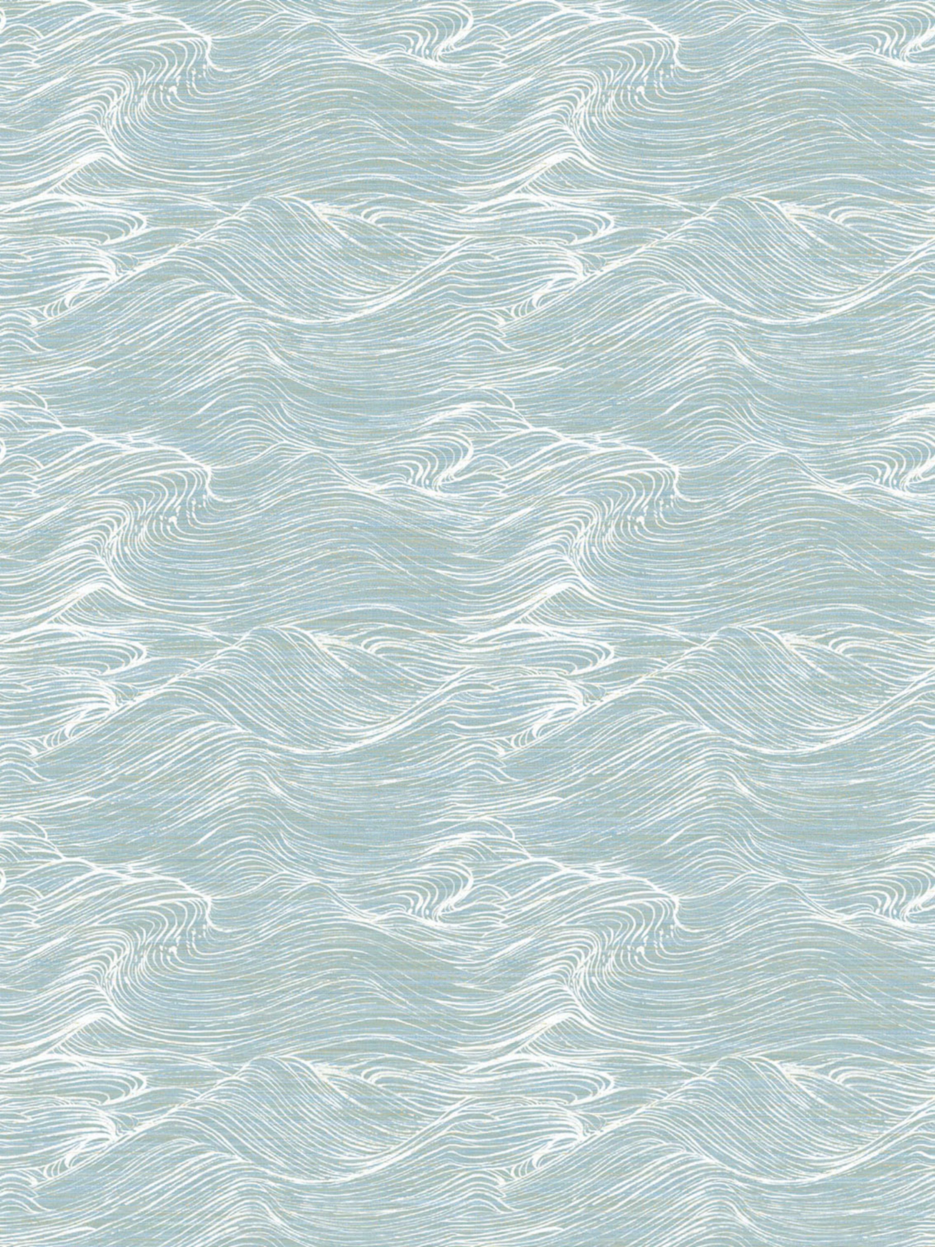 Shikoku wallpaper in seafoam color - pattern number SC 0001WP88454 - by Scalamandre in the  collection