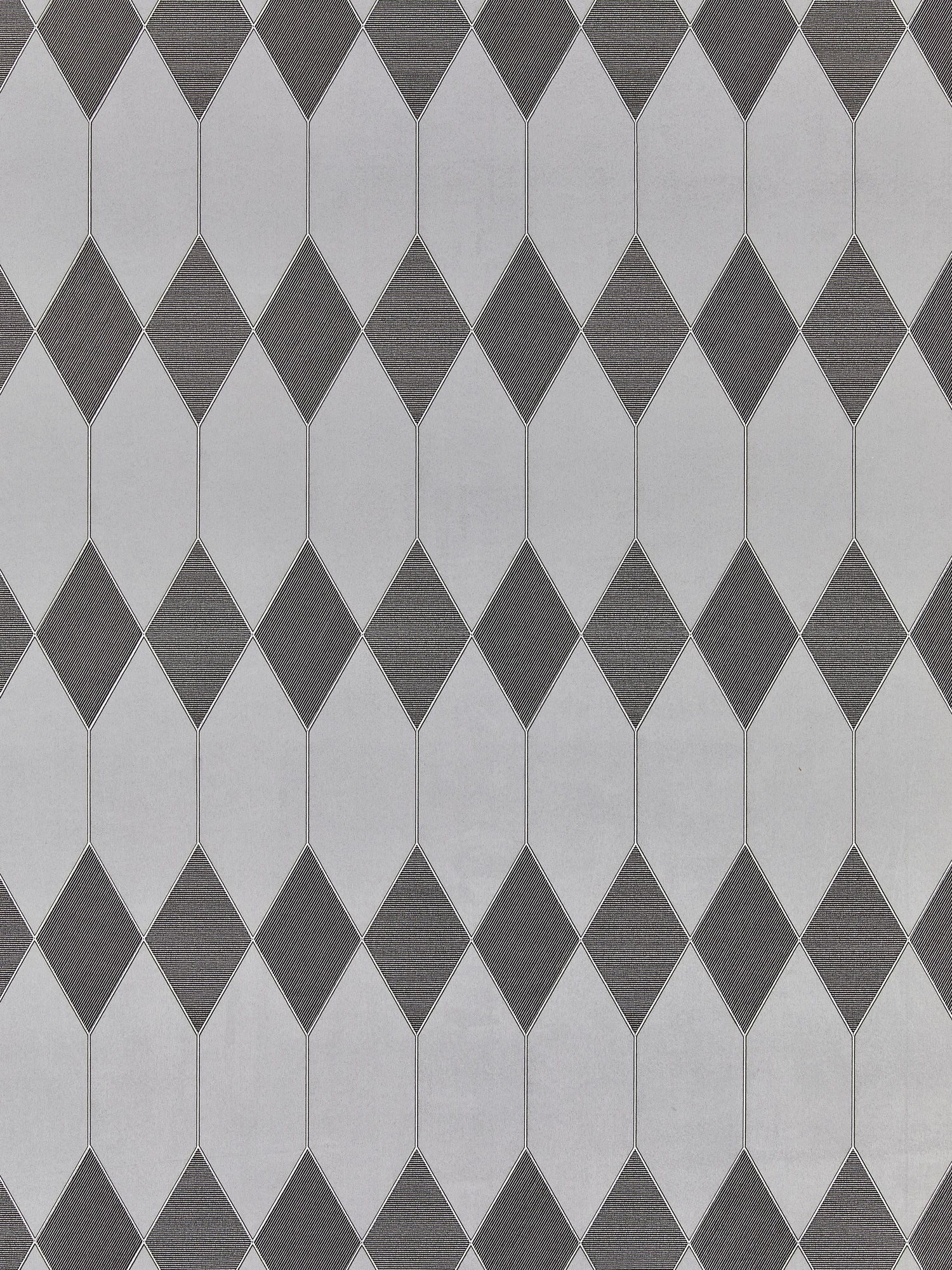 Cadence wallpaper in silver color - pattern number SC 0001WP88460 - by Scalamandre in the  collection