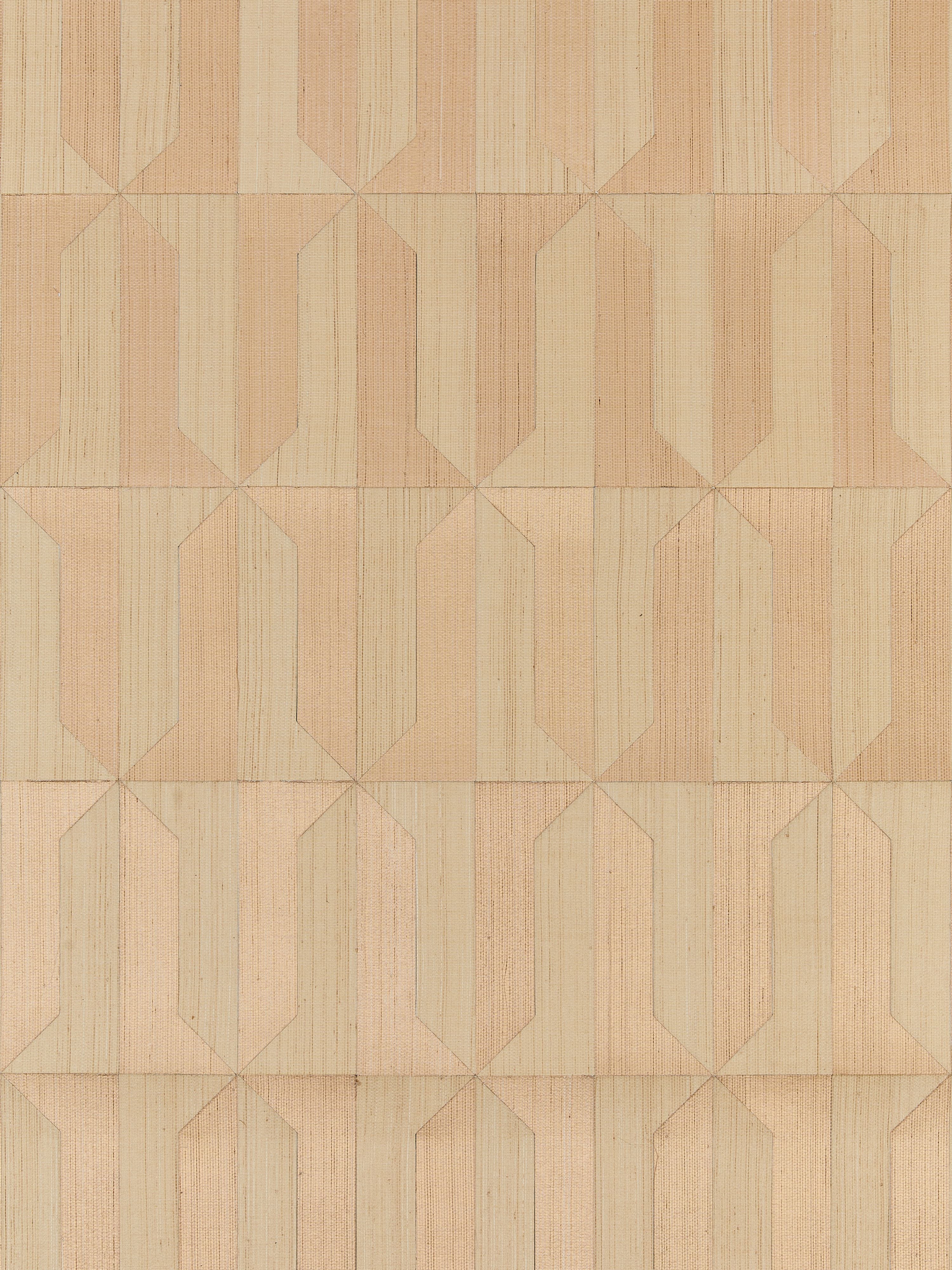 Mezzo Sisal wallpaper in natural and warm gold color - pattern number SC 0001WP88463 - by Scalamandre in the  collection