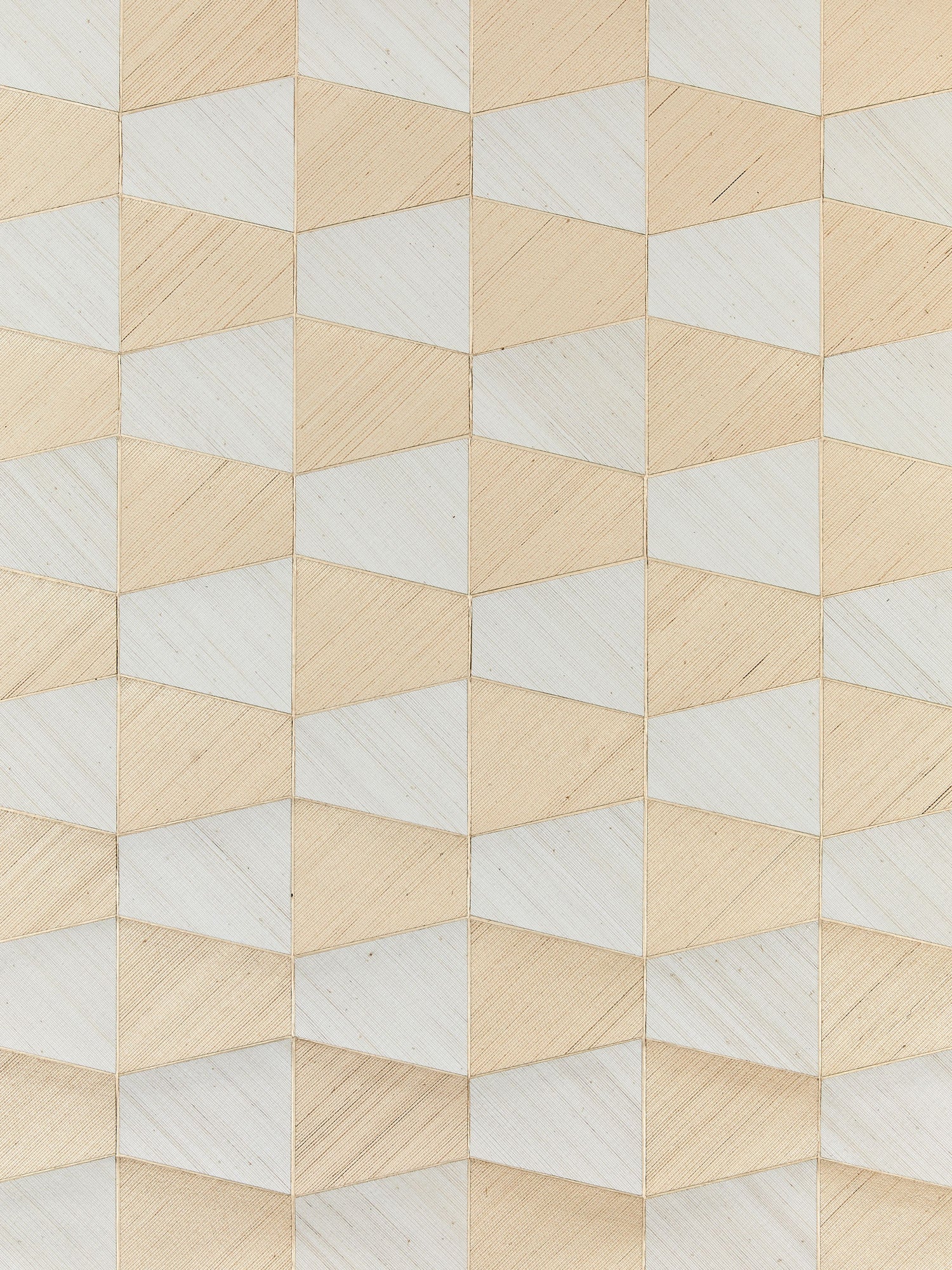 Staccato Abaca And Sisal wallpaper in ivory and sand color - pattern number SC 0001WP88464 - by Scalamandre in the  collection