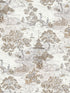 Satomi fabric in pewter color - pattern number SC 0001WP88554 - by Scalamandre in the  collection