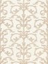 Saxony Scroll wallpaper in latte color - pattern number SC 0001WP88558 - by Scalamandre in the  collection