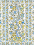 Metropolitan Palampore fabric in sky and sunlight mural color - pattern number SC 0001WP88567 - by Scalamandre in the  collection