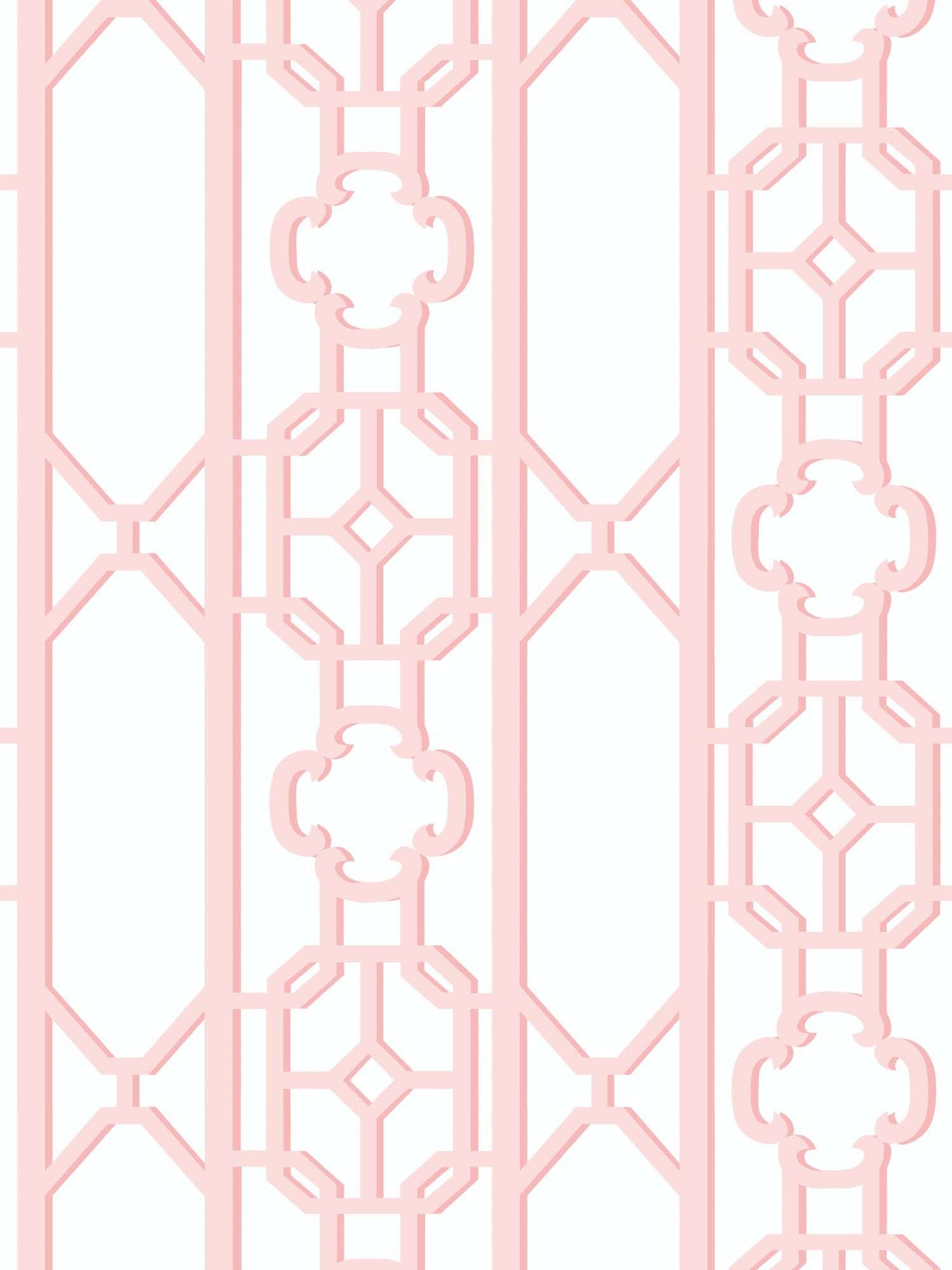 Joanna Fret wallpaper in ballet slipper color - pattern number SC 0001WP88582D - by Scalamandre in the  collection
