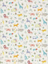 Zoo wallpaper in primary color - pattern number SC WP88609D0001 - by Scalamandre in the  collection