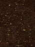 Carbonized Cork wallpaper in espresso and gold color - pattern number SC 0002WP88352 - by Scalamandre in the  collection