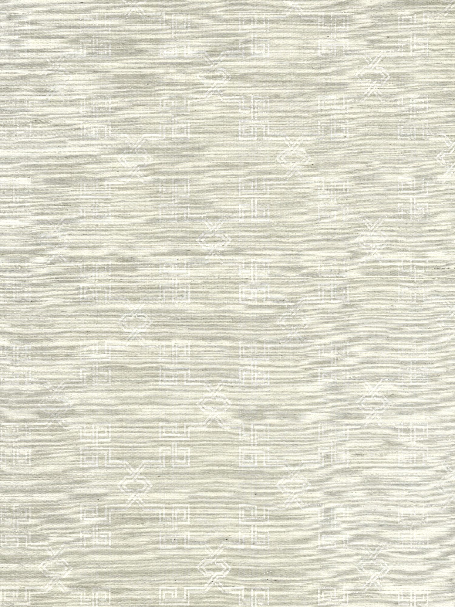 Suzhou Lattice Sisal fabric in haze color - pattern number SC 0002WP88374 - by Scalamandre in the  collection