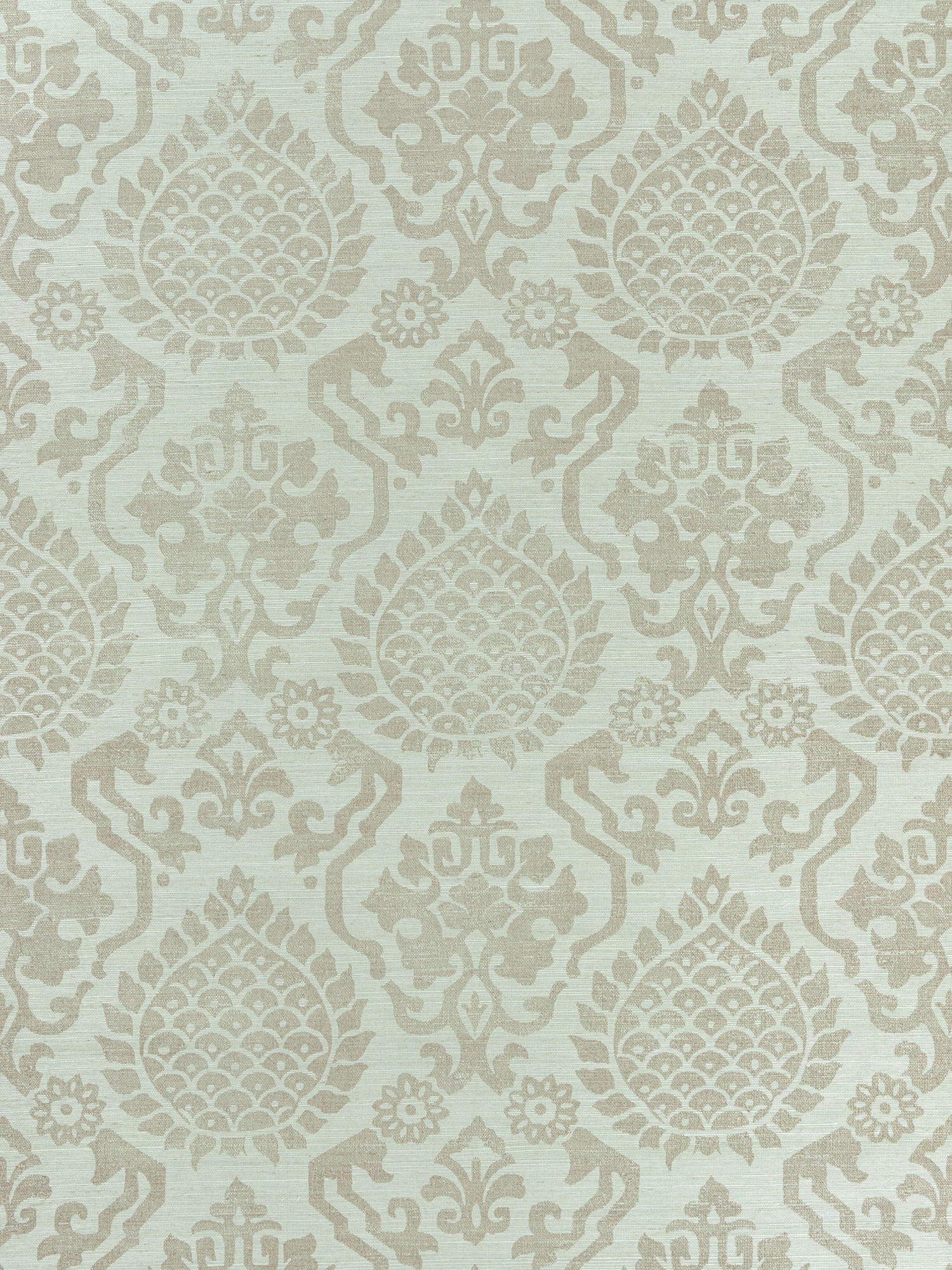 Surat Sisal wallpaper in burnished gold on mineral color - pattern number SC 0002WP88378 - by Scalamandre in the  collection