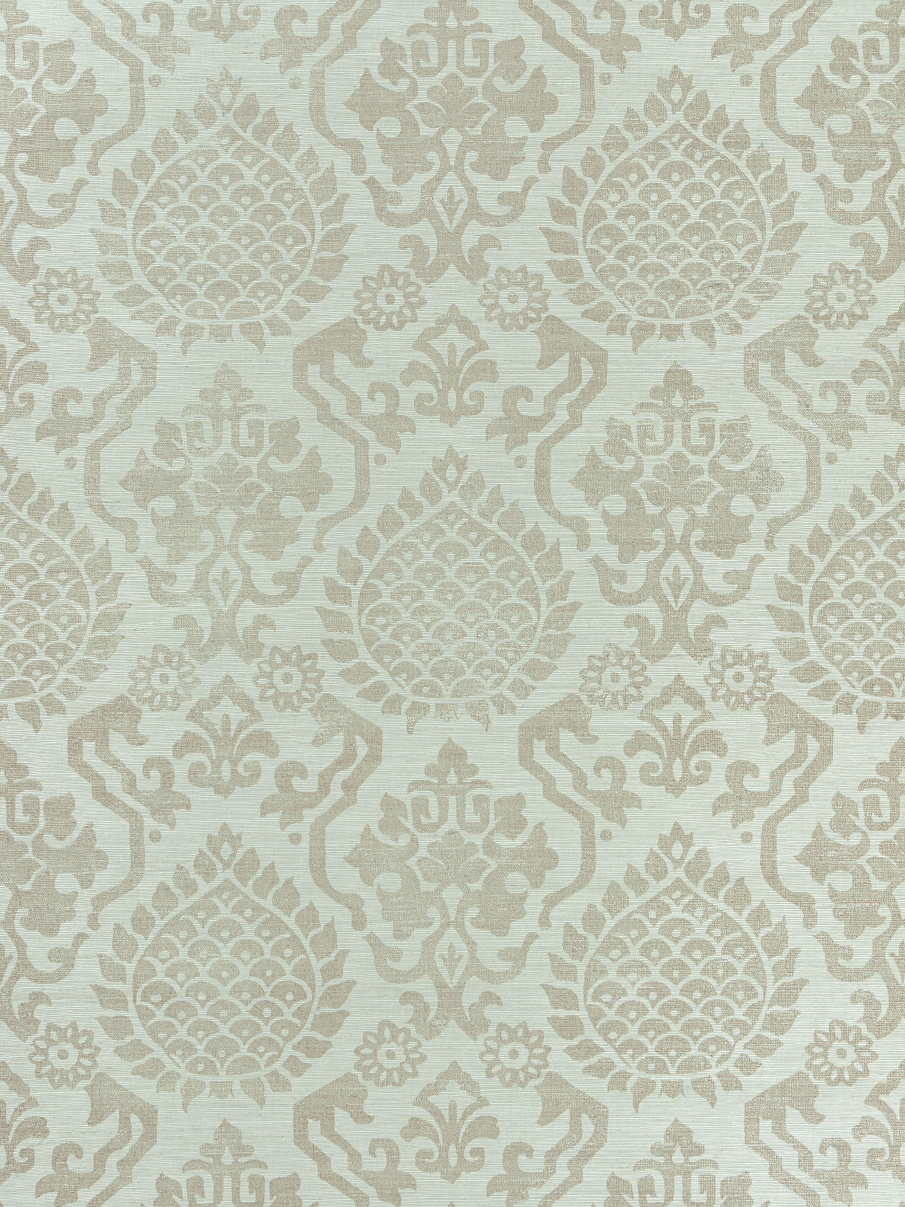Surat Sisal wallpaper in burnished gold on mineral color - pattern number SC 0002WP88378 - by Scalamandre in the  collection