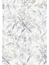 Lanai wallpaper in silver mist color - pattern number SC 0002WP88431 - by Scalamandre in the  collection