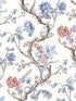 Andrew Jackson Floral wallpaper in riviera color - pattern number SC 0002WP88432 - by Scalamandre in the  collection
