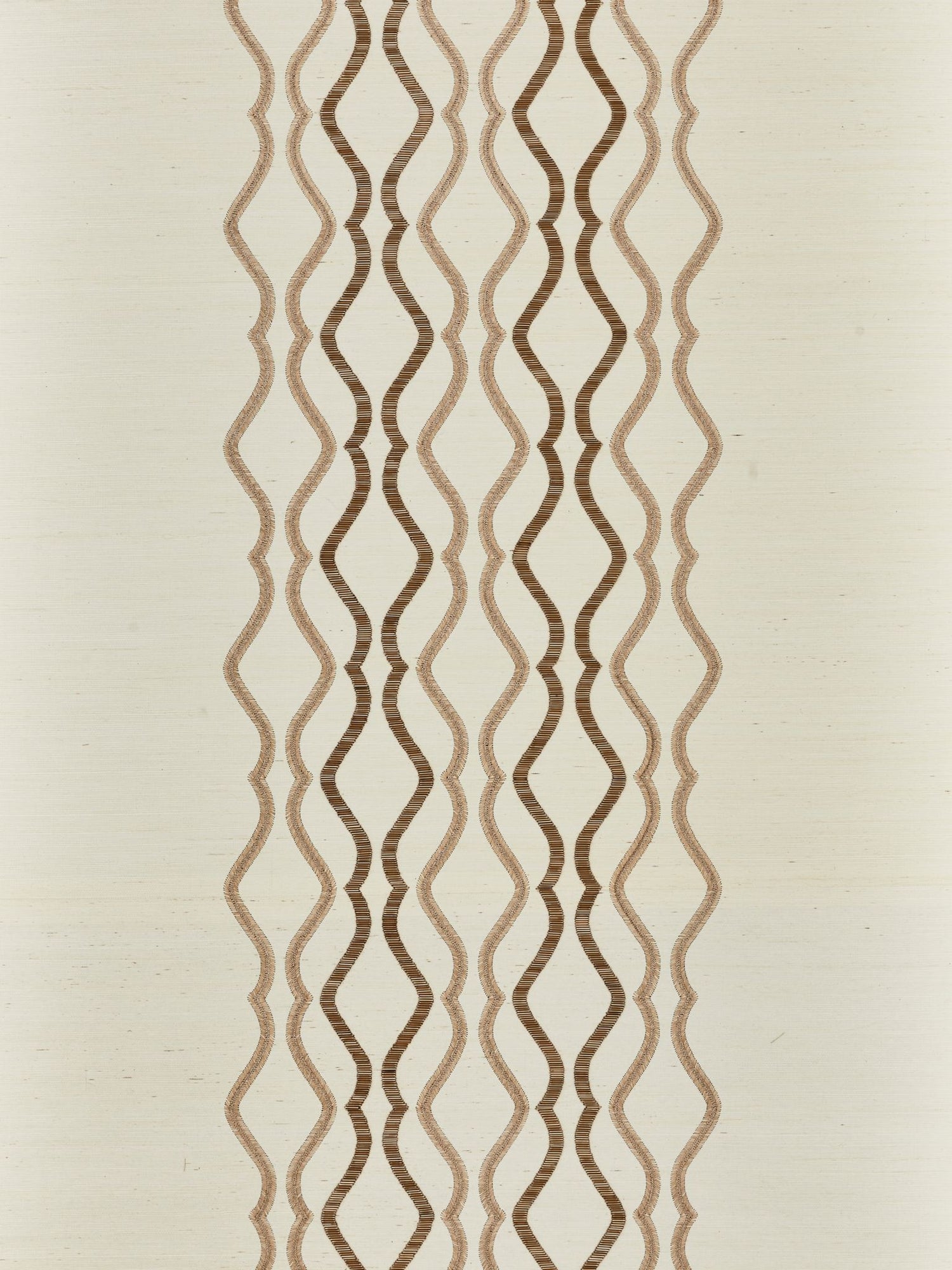 Valentina Embellished Sisal fabric in shell color - pattern number SC 0002WP88447 - by Scalamandre in the  collection