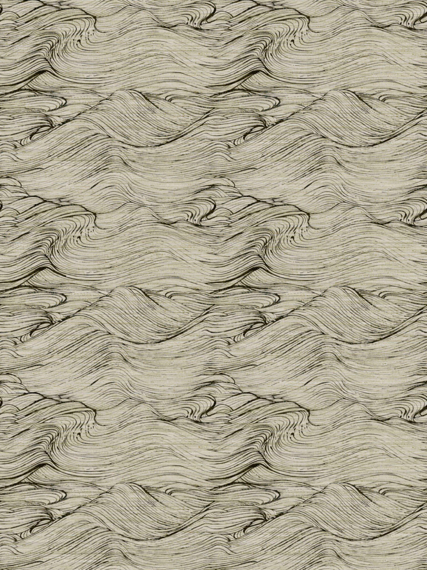 Shikoku wallpaper in ink wash color - pattern number SC 0002WP88454 - by Scalamandre in the  collection