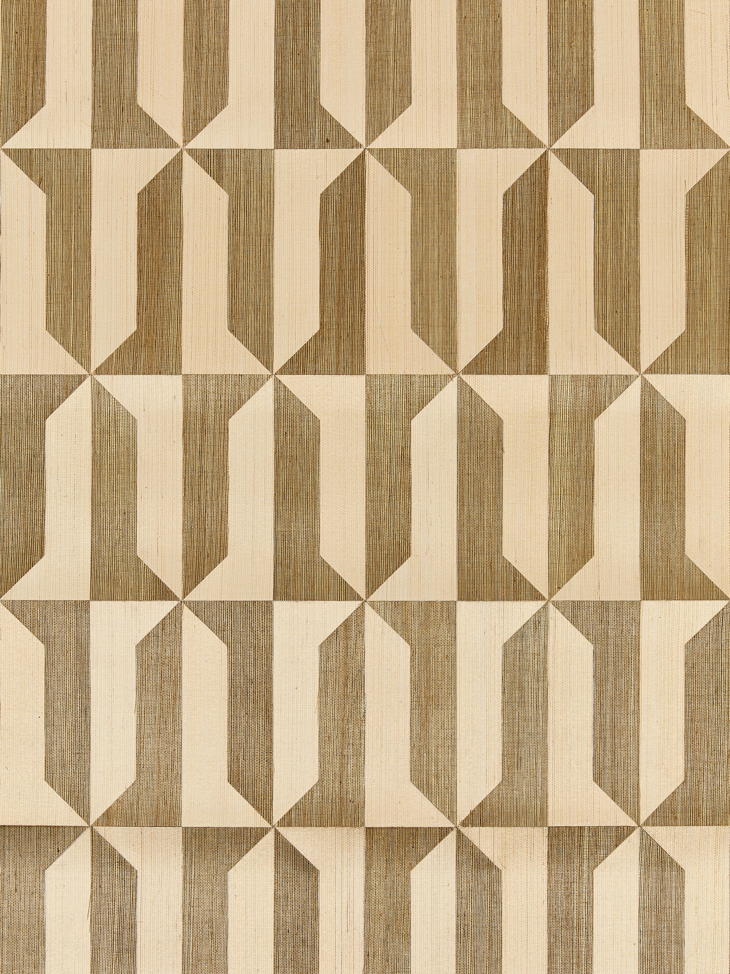 Mezzo Sisal wallpaper in champagne and galleon gold color - pattern number SC 0002WP88463 - by Scalamandre in the  collection