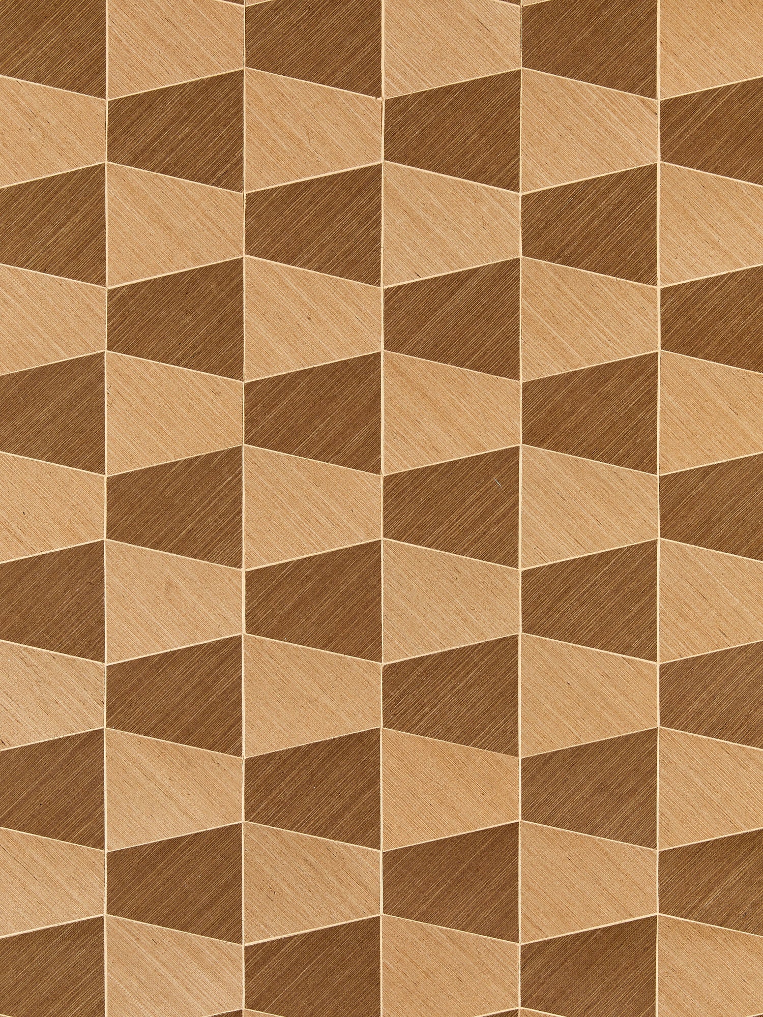 Staccato Sisal wallpaper in bisque and brunette color - pattern number SC 0002WP88465 - by Scalamandre in the  collection