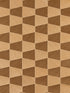 Staccato Sisal wallpaper in bisque and brunette color - pattern number SC 0002WP88465 - by Scalamandre in the  collection