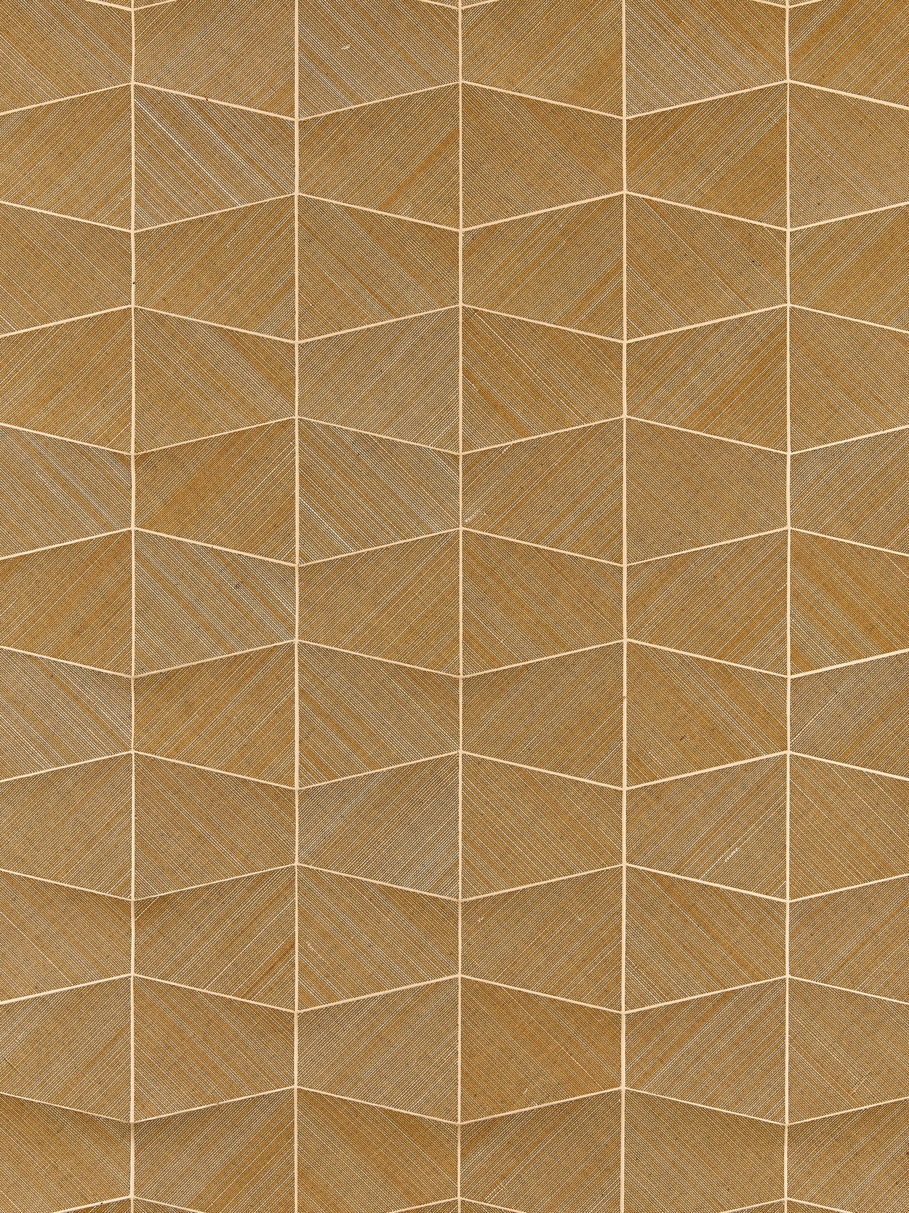 Staccato Abaca wallpaper in caramel color - pattern number SC 0002WP88466 - by Scalamandre in the  collection