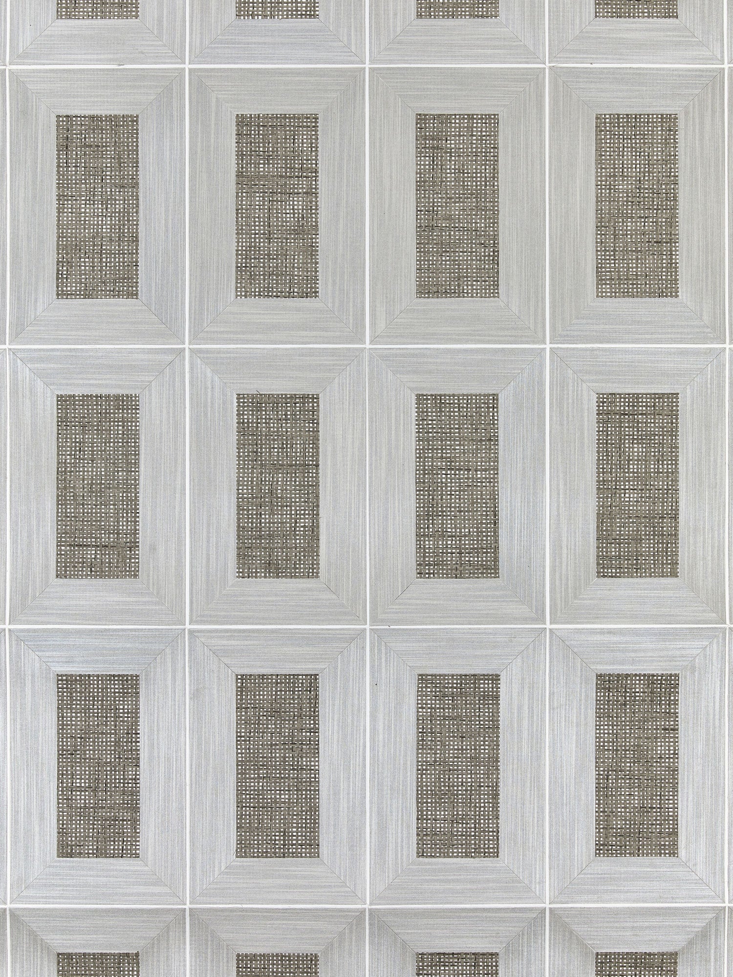 Libro Woven wallpaper in alloy color - pattern number SC 0002WP88474 - by Scalamandre in the  collection