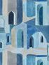 Riad wallpaper in mediterranean color - pattern number SC 0002WP88508 - by Scalamandre in the  collection