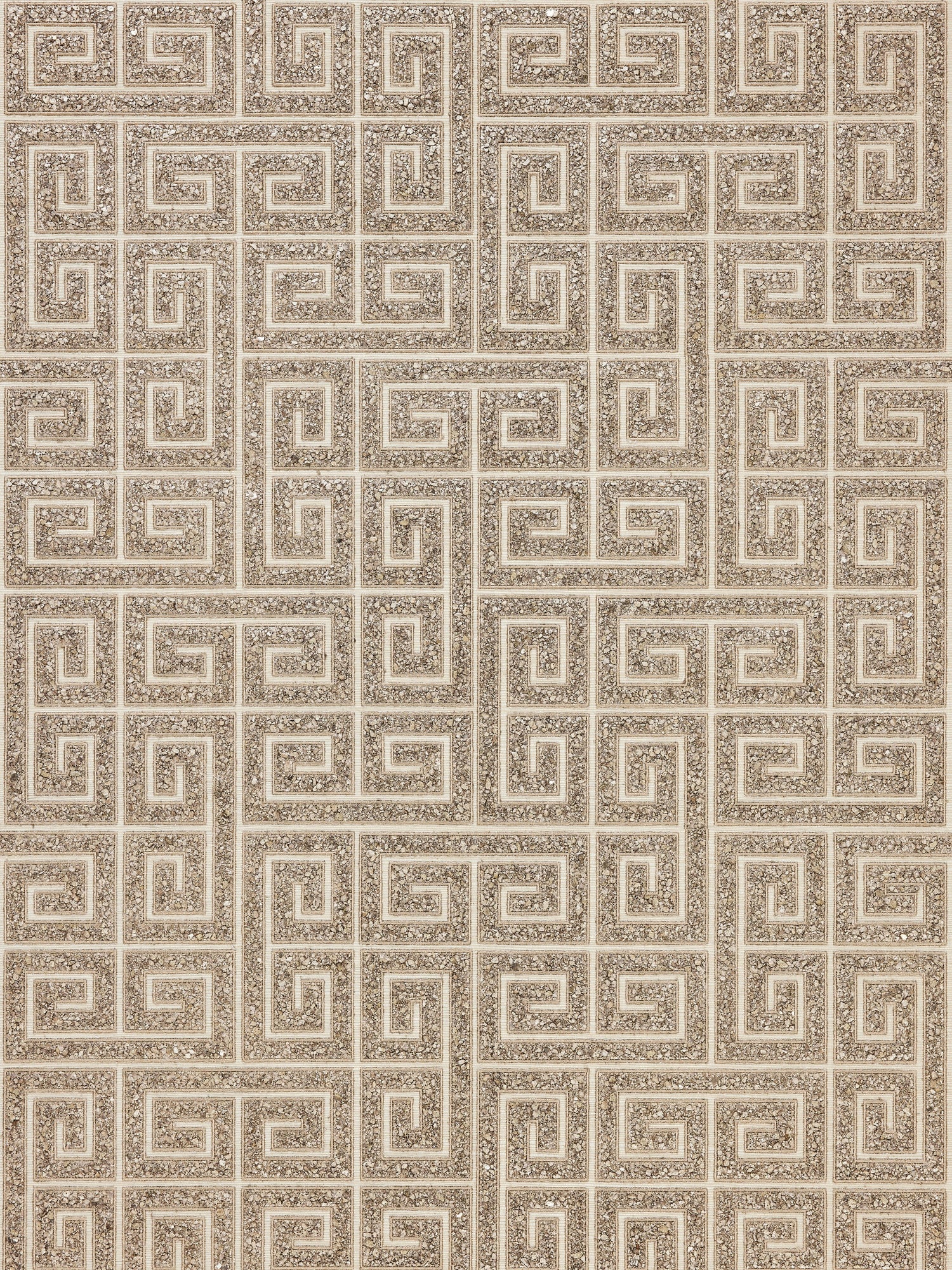 Fret Mosaic wallpaper in grasscloth tiger eye color - pattern number SC 0002WP88557 - by Scalamandre in the  collection