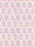 Karanfil Block Print wallpaper in rose petal color - pattern number SC 0002WP88560 - by Scalamandre in the  collection