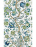 Metropolitan Palampore fabric in aegean color - pattern number SC 0002WP88561 - by Scalamandre in the  collection