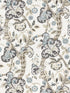 Cumbria fabric in smoke on ivory color - pattern number SC 0002WP88589 - by Scalamandre in the  collection
