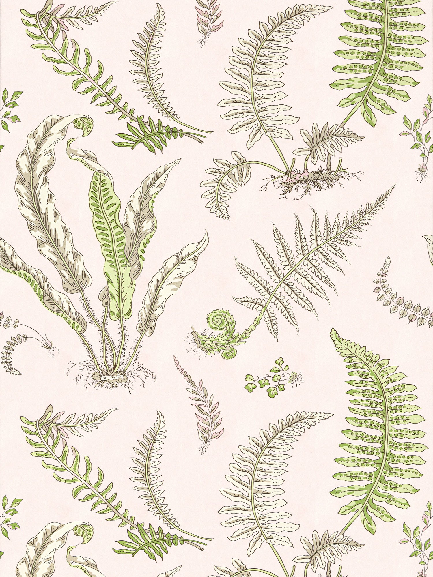 Elsie De Wolfe wallpaper in ballet slipper color - pattern number SC 0002WP88592D - by Scalamandre in the  collection