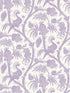 Balinese Peacock wallpaper in lavender color - pattern number SC 0003WP88355 - by Scalamandre in the  collection