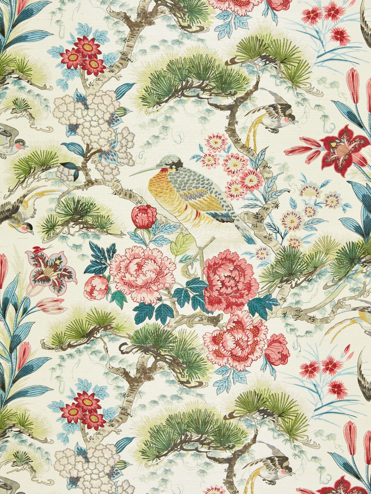 Shenyang Sisal fabric in bloom color - pattern number SC 0003WP88380 - by Scalamandre in the  collection