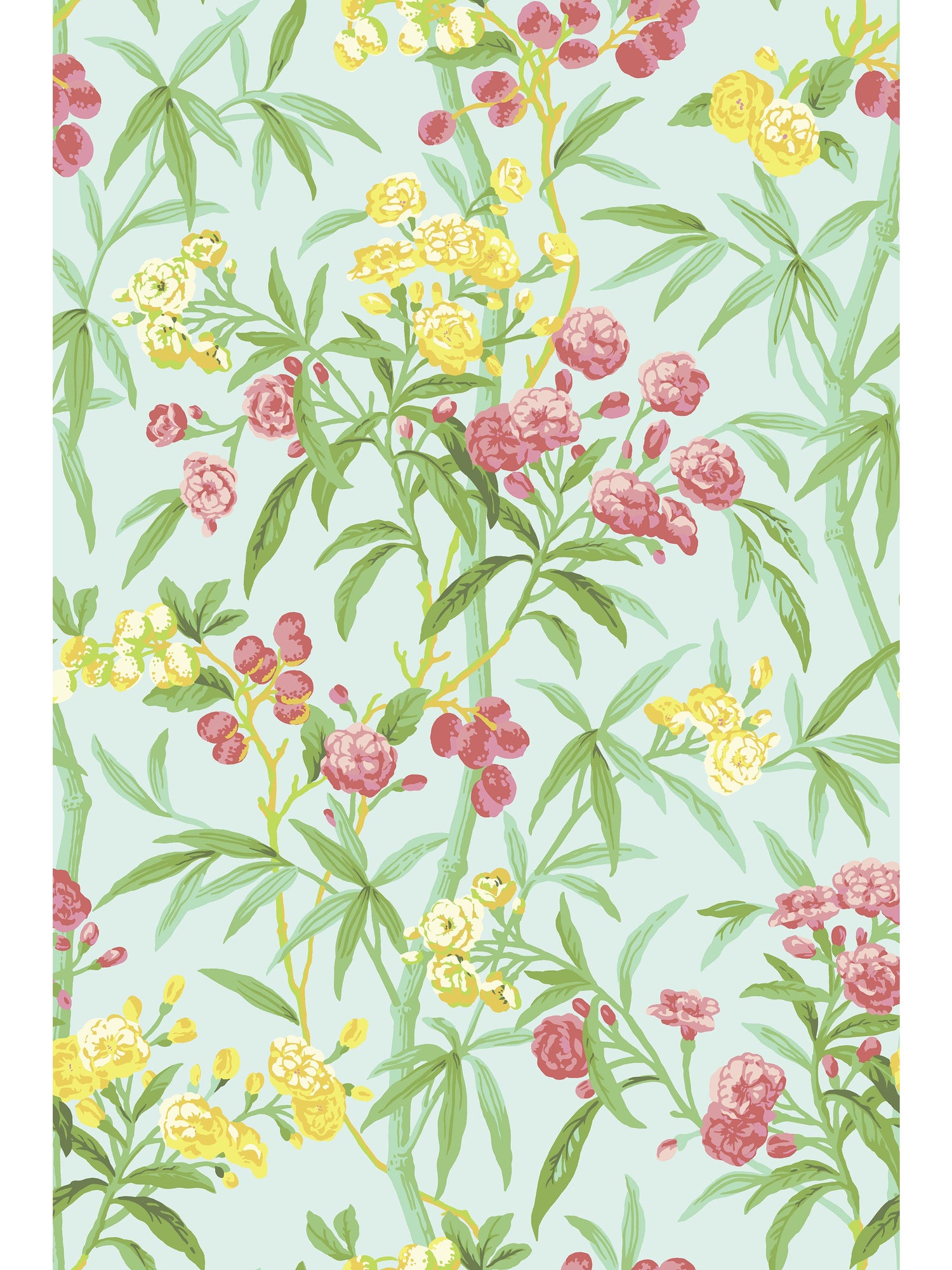 Lanai wallpaper in passionfruit color - pattern number SC 0003WP88431 - by Scalamandre in the  collection