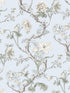 Andrew Jackson Floral wallpaper in skylight color - pattern number SC 0003WP88432 - by Scalamandre in the  collection