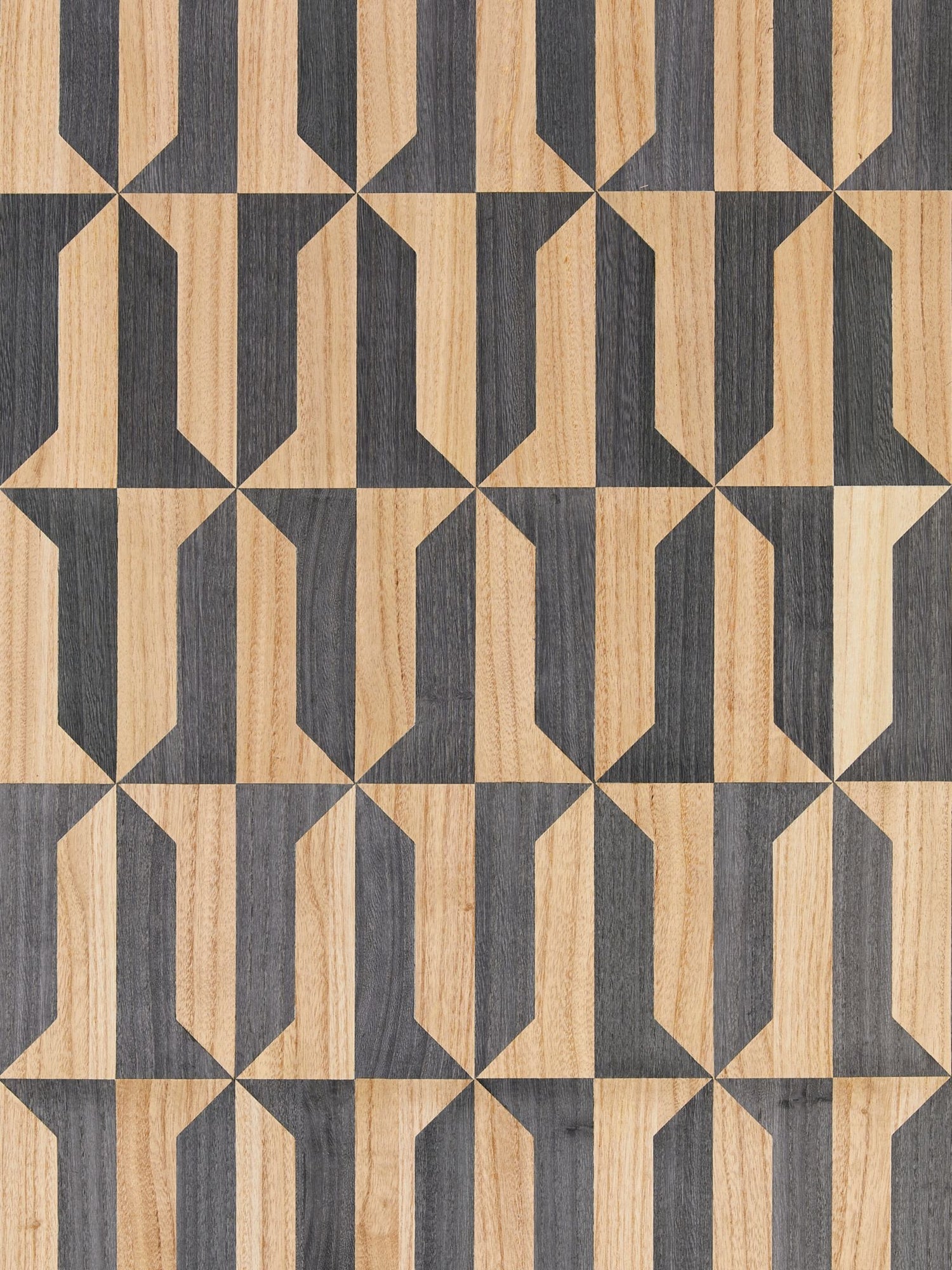Mezzo Wood fabric in natural and slate color - pattern number SC 0003WP88462 - by Scalamandre in the  collection