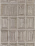 Libro Wood wallpaper in greystone color - pattern number SC 0003WP88475 - by Scalamandre in the  collection