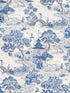 Satomi fabric in evening blue color - pattern number SC 0003WP88554 - by Scalamandre in the  collection