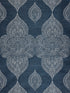 Taj Embroidered Sisal wallpaper in indigo color - pattern number SC 0003WP88555 - by Scalamandre in the  collection