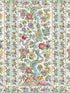 Metropolitan Palampore Mural fabric in flower garden color - pattern number SC 0003WP88567 - by Scalamandre in the  collection