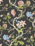 Andrew Jackson Floral wallpaper in noir color - pattern number SC 0004WP88432 - by Scalamandre in the  collection
